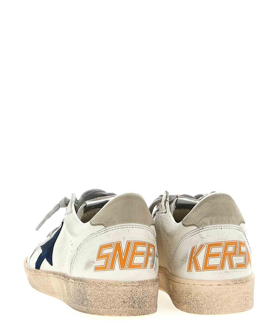 GOLDEN GOOSE Мульти кожаные низкие кроссовки / кеды, фото 2