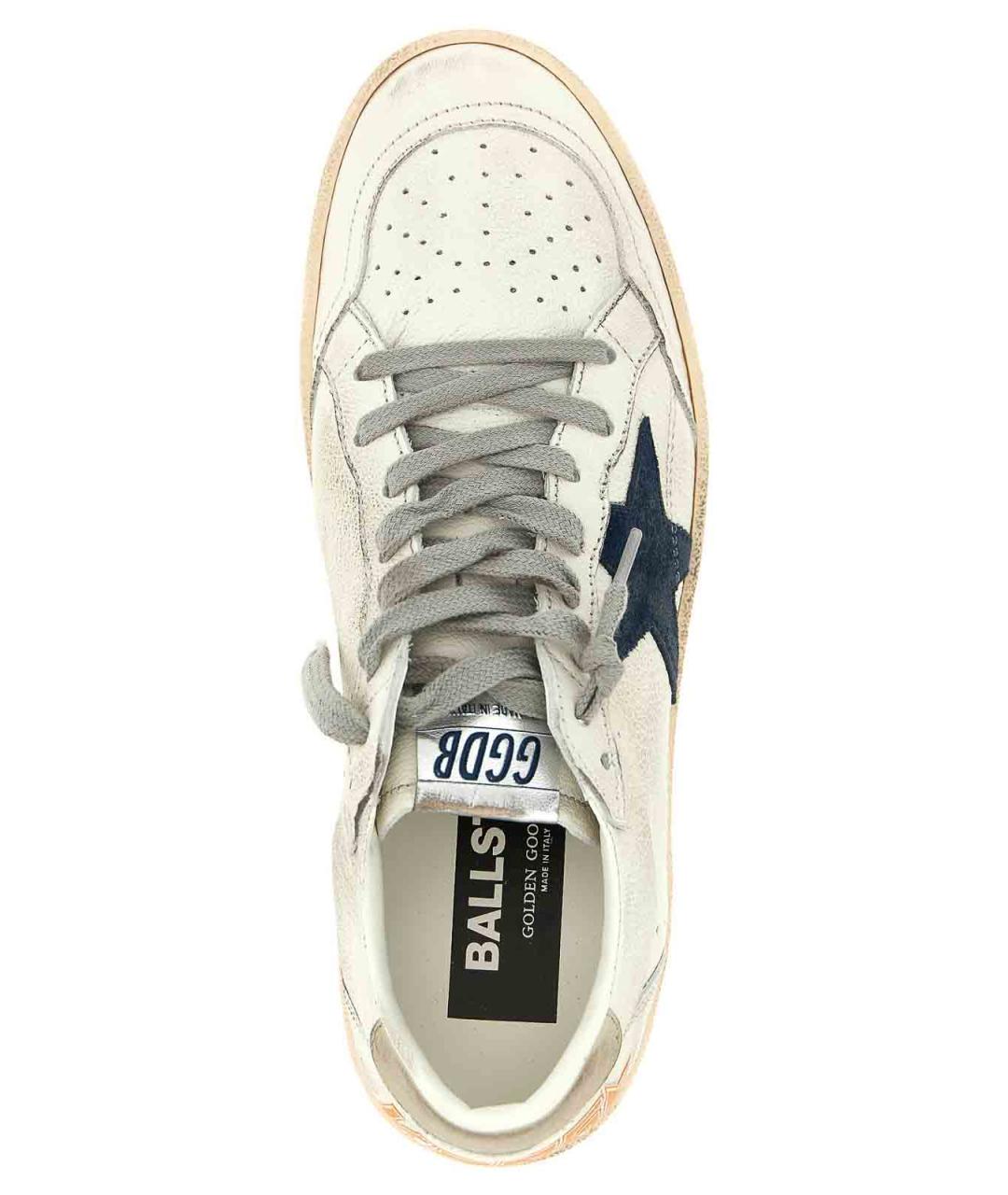 GOLDEN GOOSE Мульти кожаные низкие кроссовки / кеды, фото 5