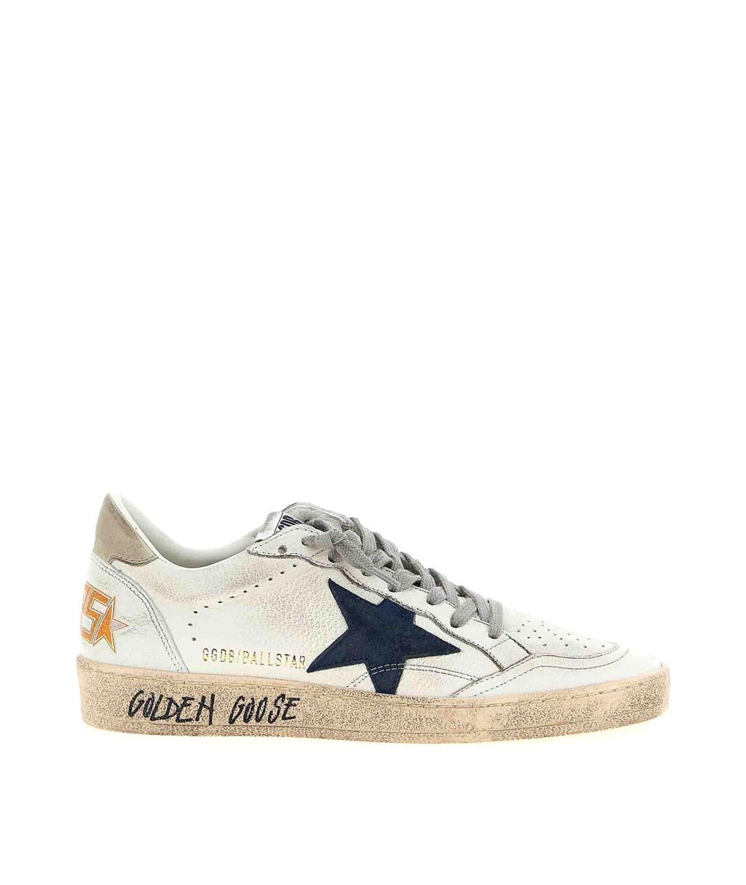 GOLDEN GOOSE Мульти кожаные низкие кроссовки / кеды, фото 1