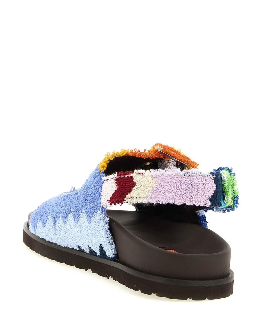 MISSONI Мульти текстильные босоножки, фото 3