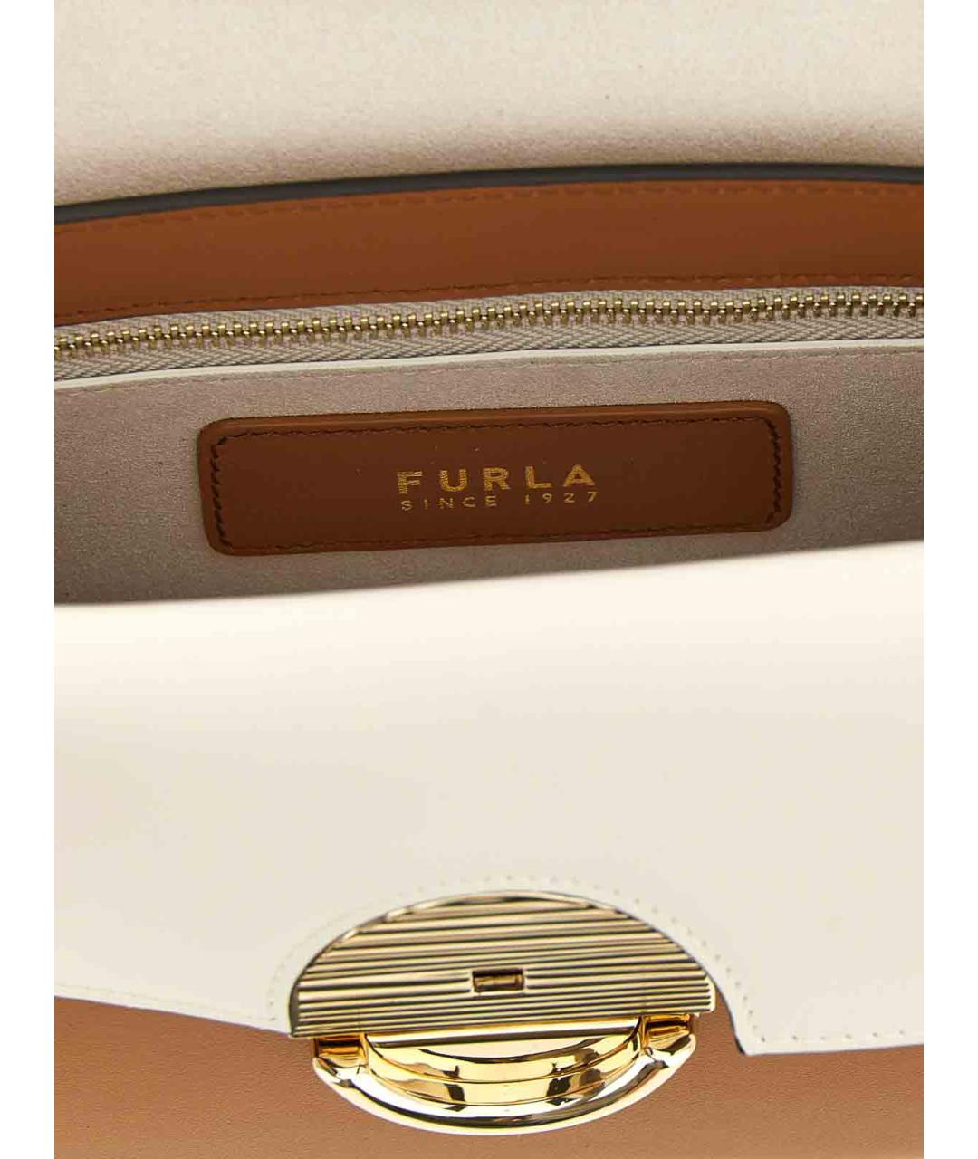 FURLA Мульти кожаная сумка через плечо, фото 4