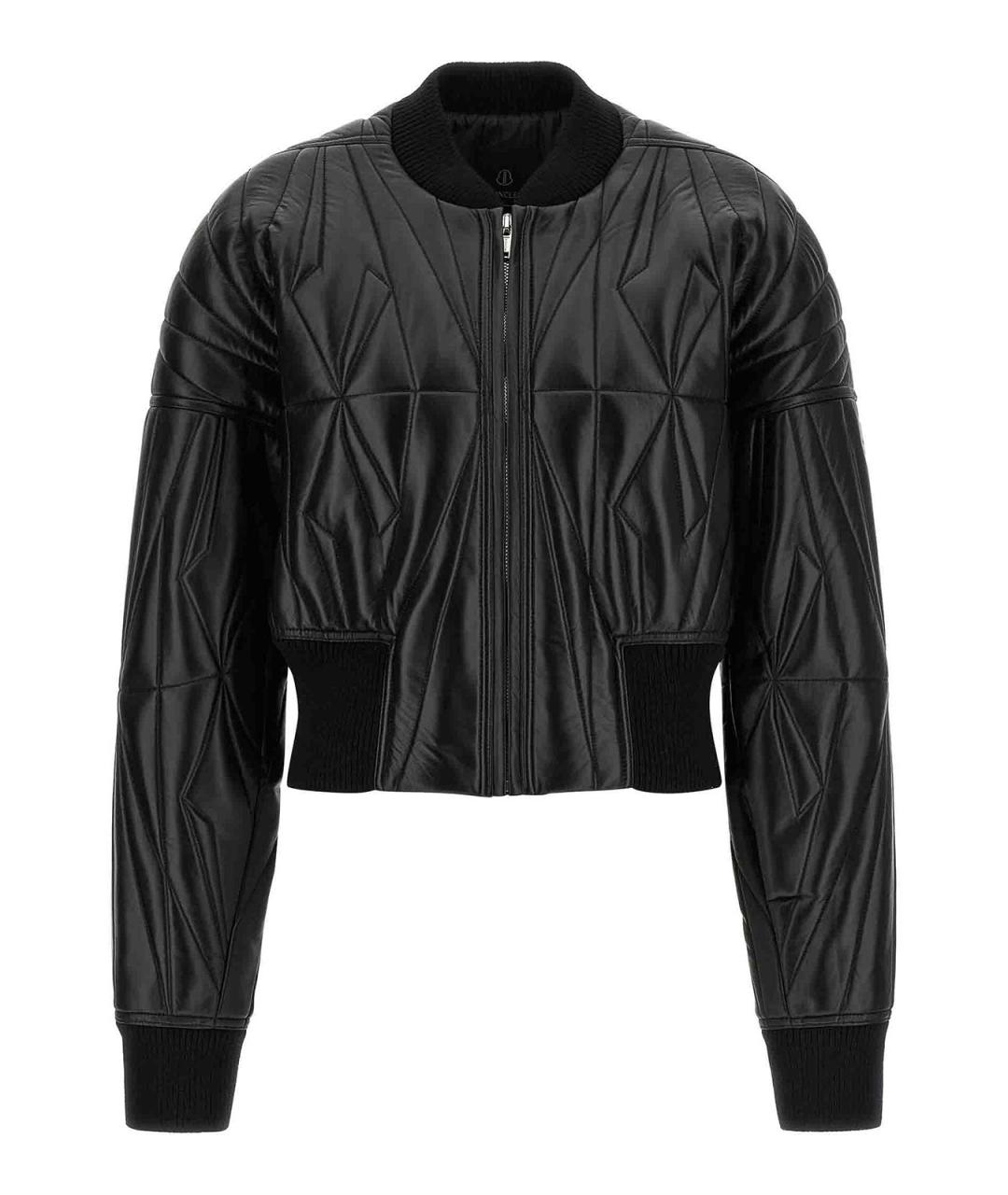 RICK OWENS Черная кожаная куртка, фото 1