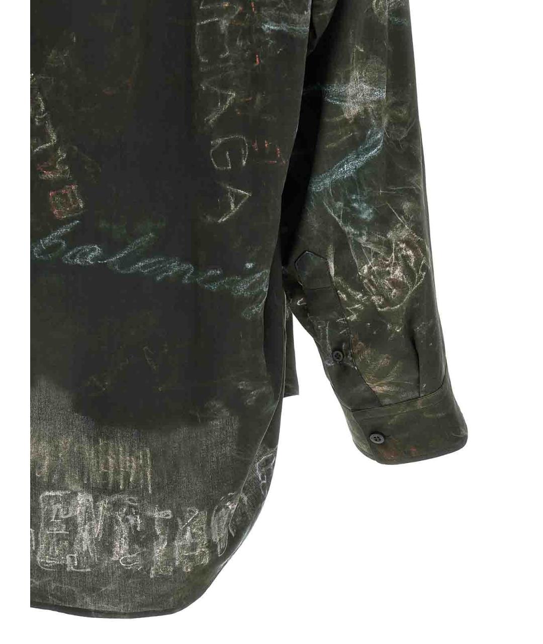 BALENCIAGA Черная кэжуал рубашка, фото 4