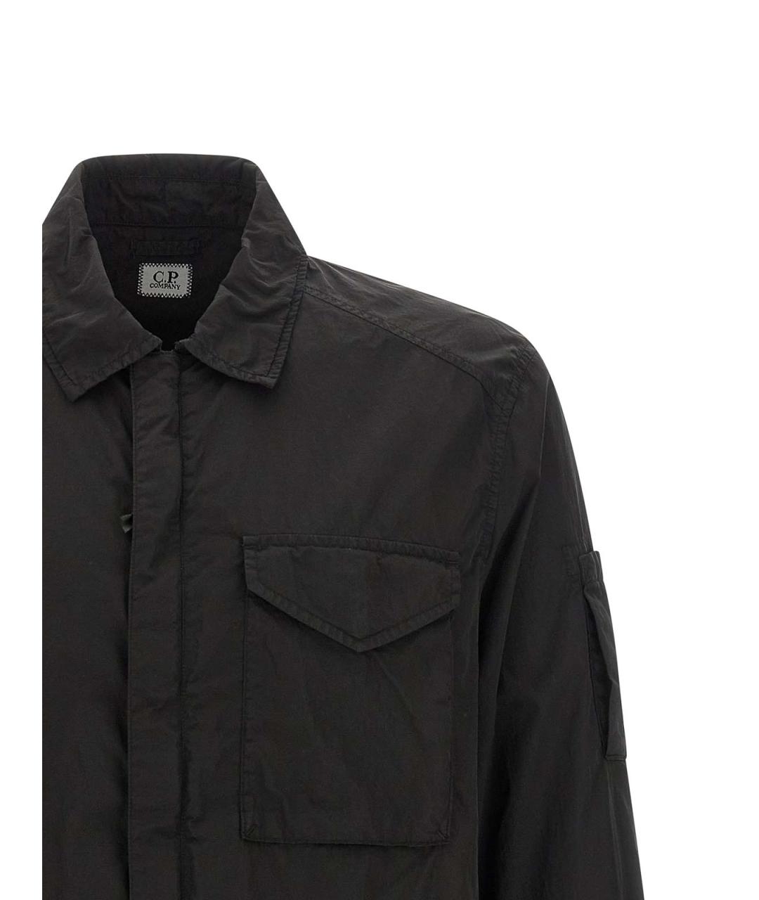 CP COMPANY Черная полиэстеровая куртка, фото 3