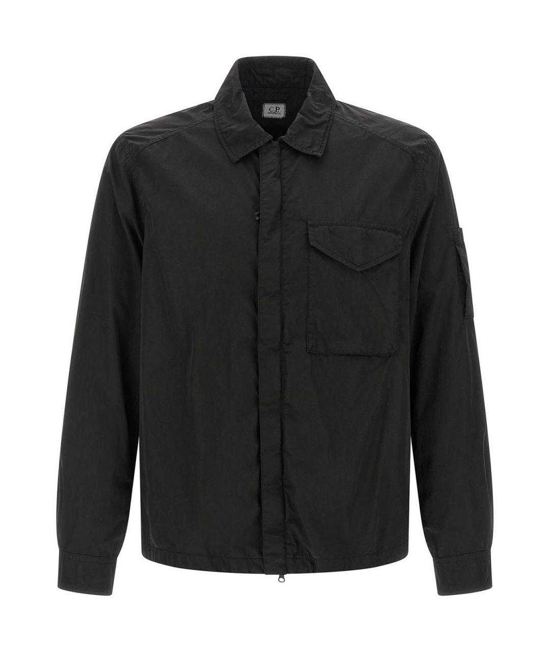 CP COMPANY Черная полиэстеровая куртка, фото 1