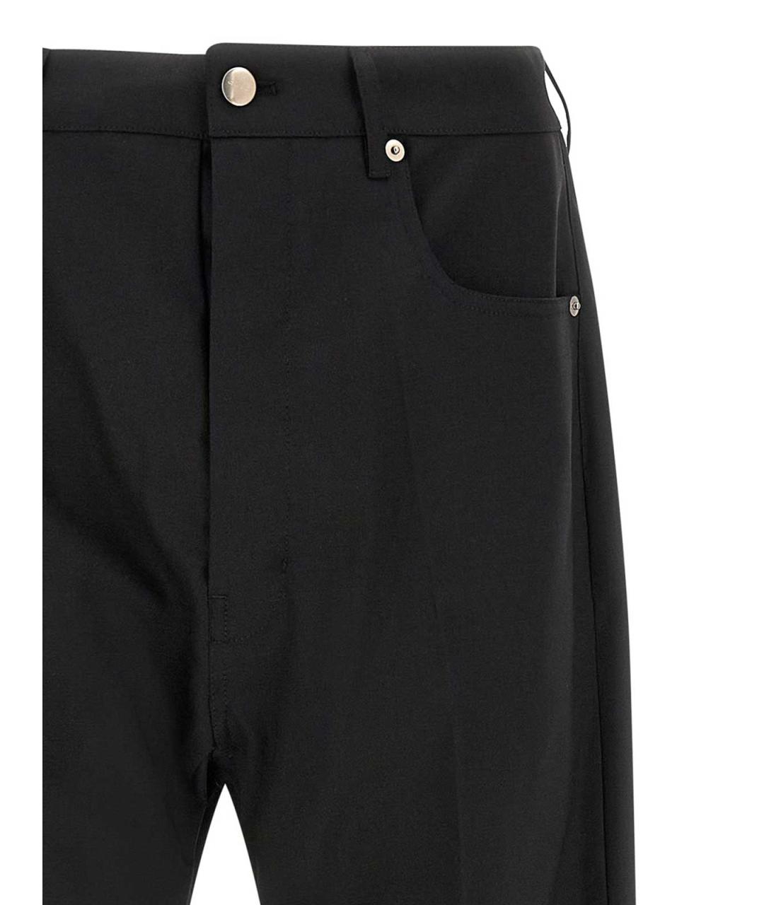RICK OWENS Черные прямые джинсы, фото 3