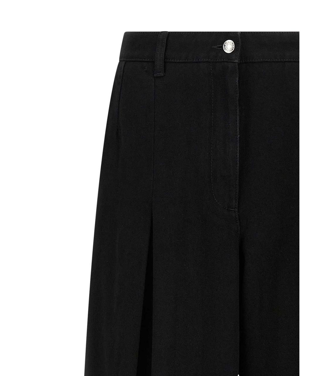 DOLCE&GABBANA Черные хлопковые прямые джинсы, фото 3
