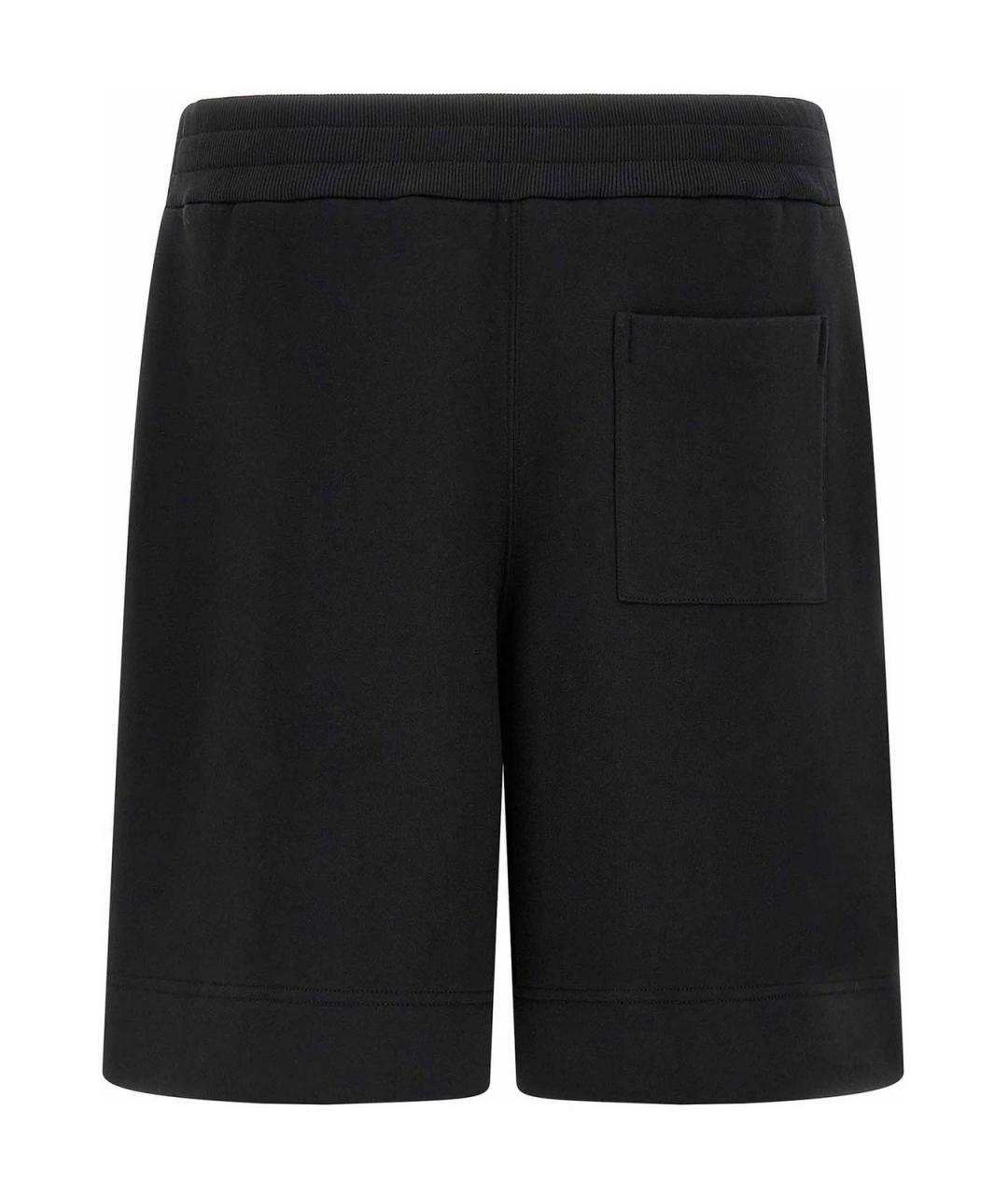 JIL SANDER Черные хлопковые шорты, фото 2