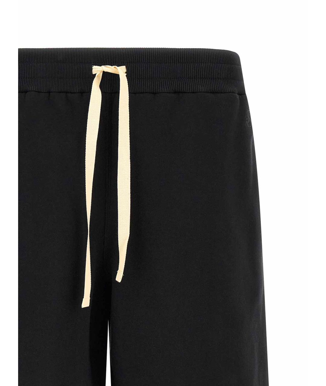 JIL SANDER Черные хлопковые шорты, фото 3