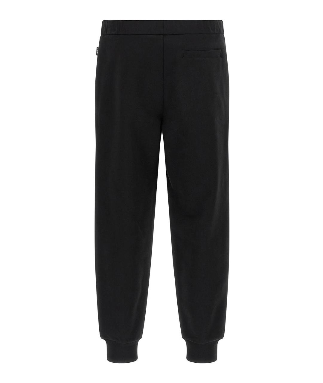 HUGO BOSS Черные хлопковые повседневные брюки, фото 2