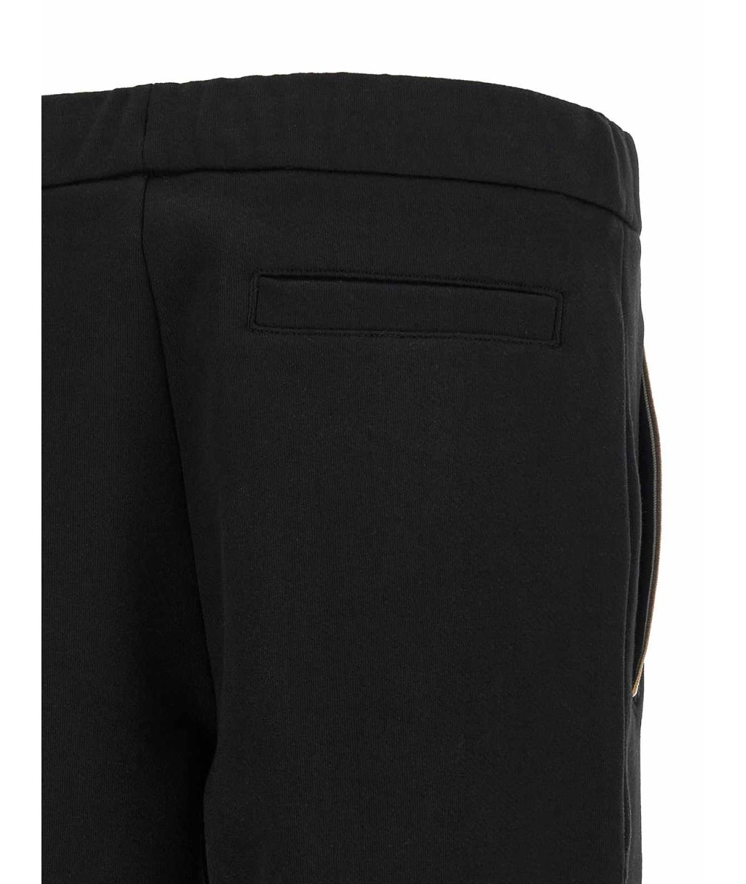 HUGO BOSS Черные хлопковые повседневные брюки, фото 4