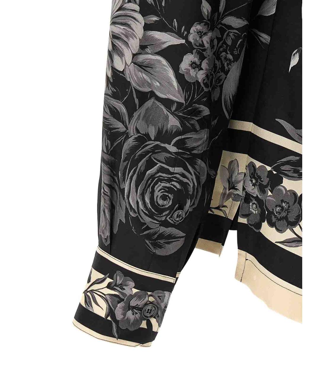DOLCE&GABBANA Мульти шелковая кэжуал рубашка, фото 4