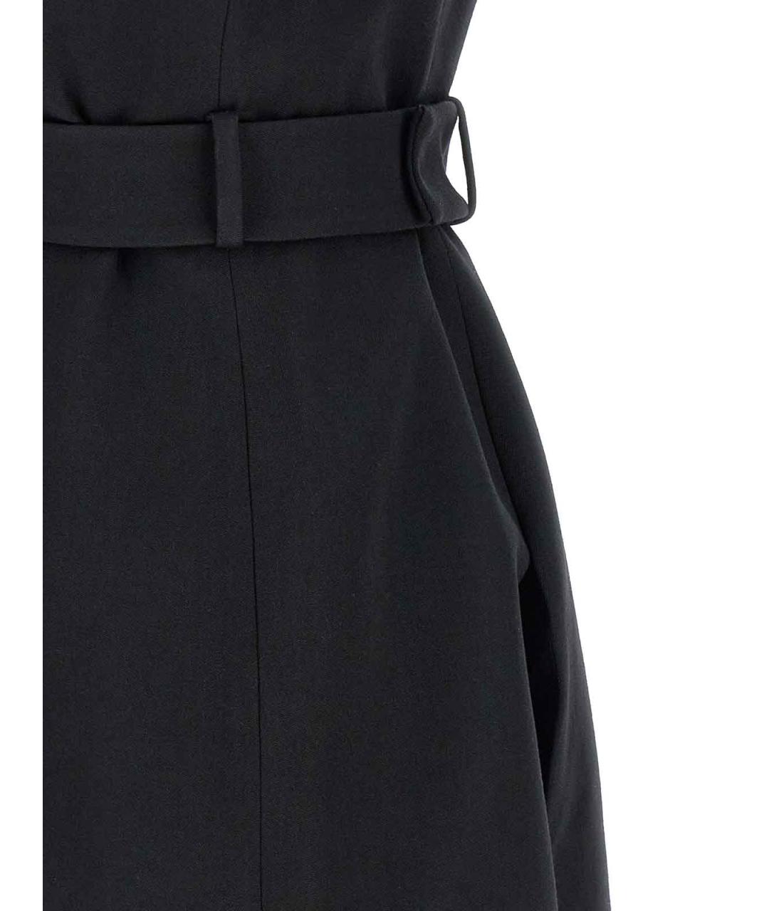 BALMAIN Черное шерстяное повседневное платье, фото 4