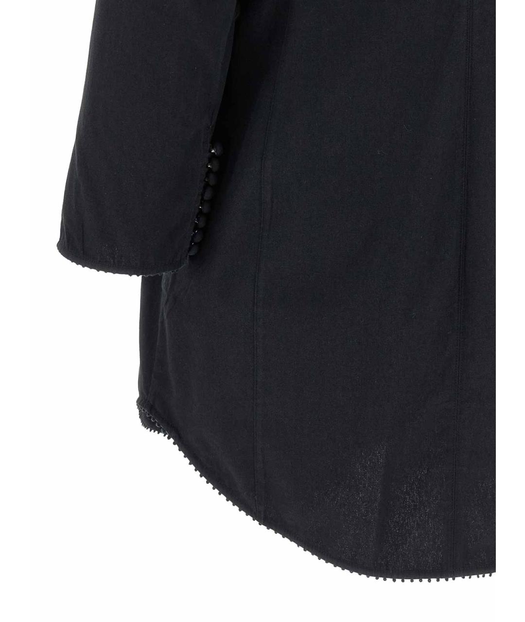 ISABEL MARANT Черное хлопковое повседневное платье, фото 4