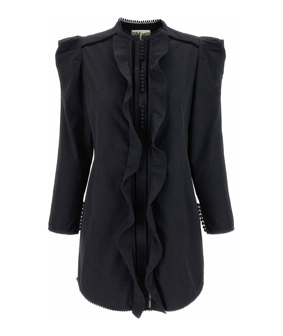 ISABEL MARANT Черное хлопковое повседневное платье, фото 1