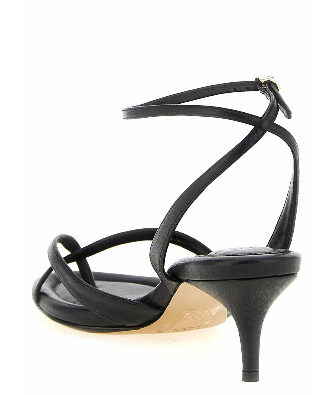 ALEXANDRE BIRMAN Черные кожаные босоножки, фото 3