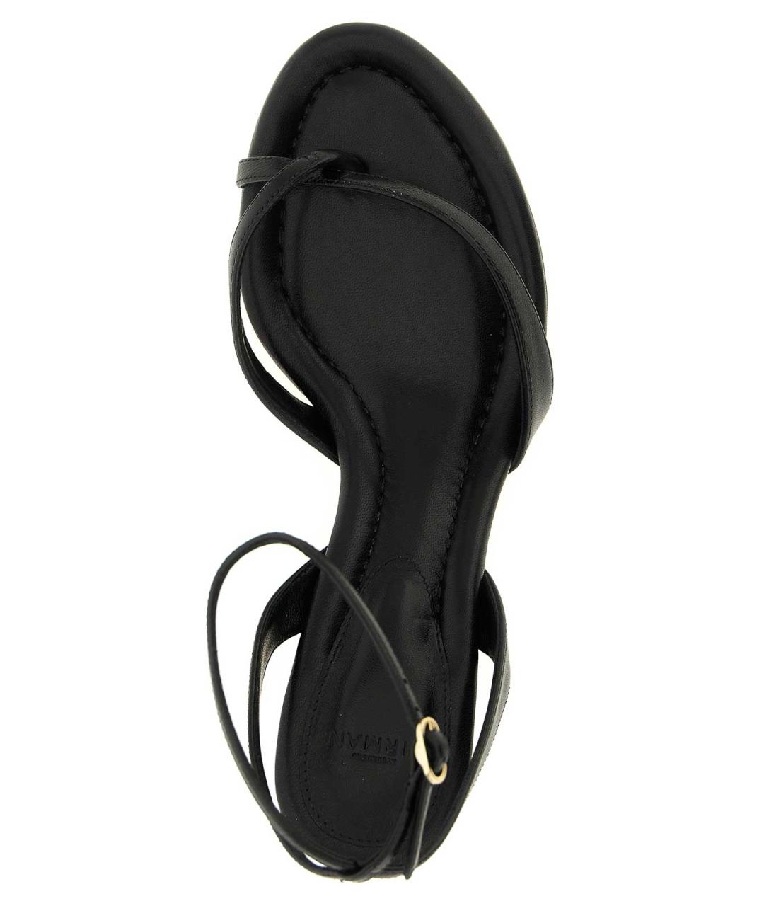 ALEXANDRE BIRMAN Черные кожаные босоножки, фото 4