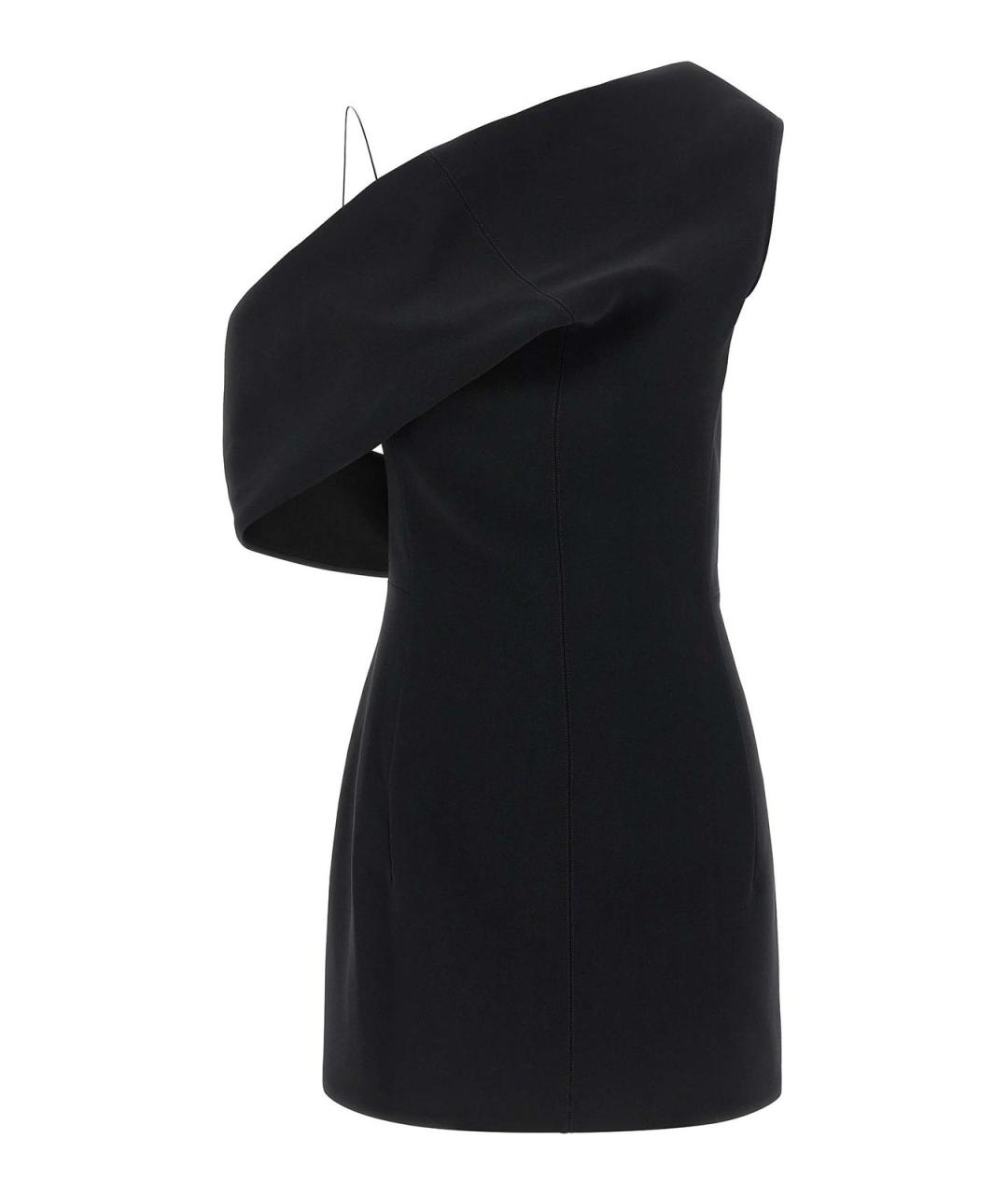 JACQUEMUS Черное вискозное вечернее платье, фото 1