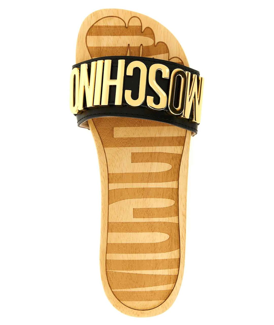 MOSCHINO Бежевые сандалии, фото 4