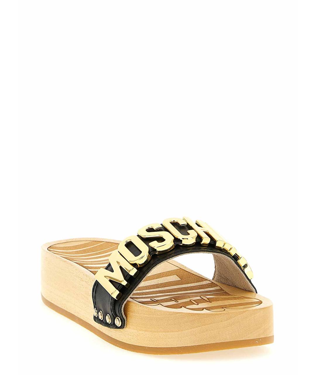 MOSCHINO Бежевые сандалии, фото 2