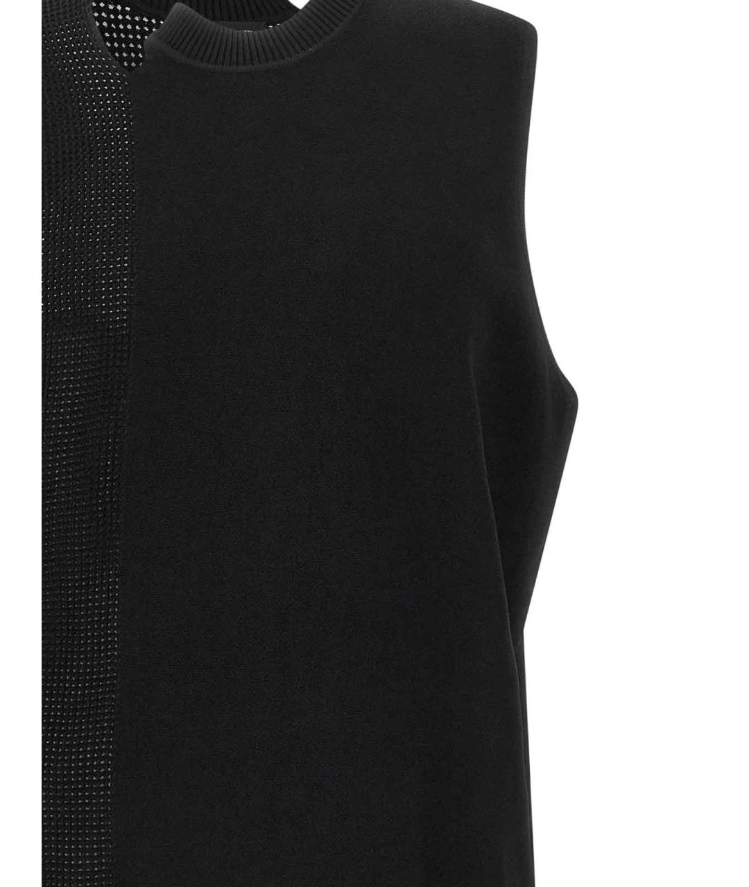 Y-3 Черная хлопковая жилетка, фото 3