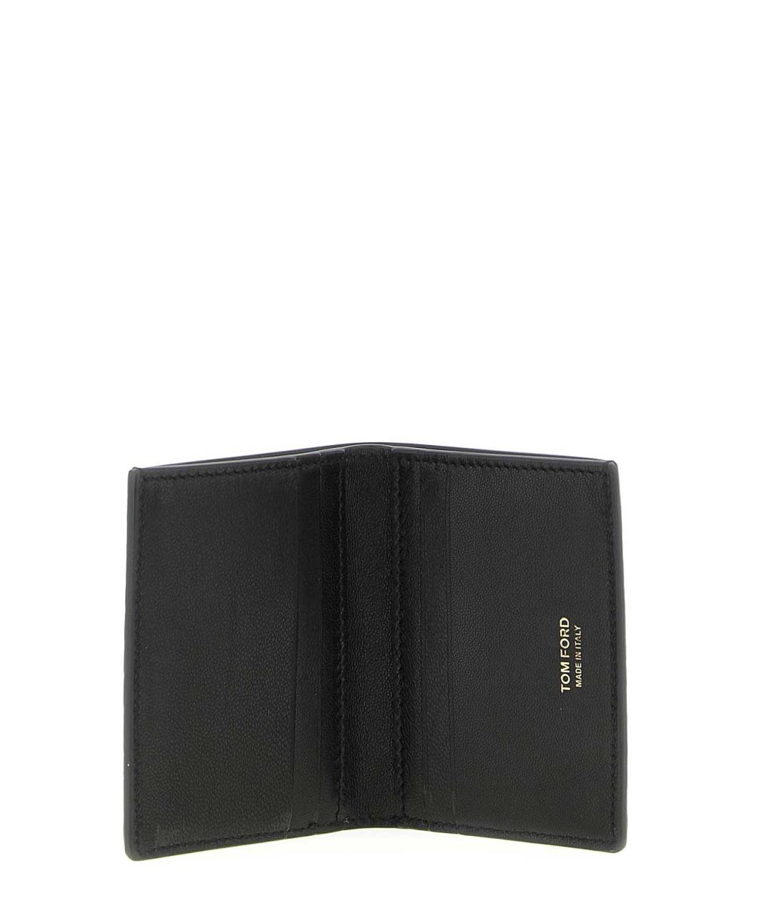 TOM FORD Черный кардхолдер из лакированной кожи, фото 3