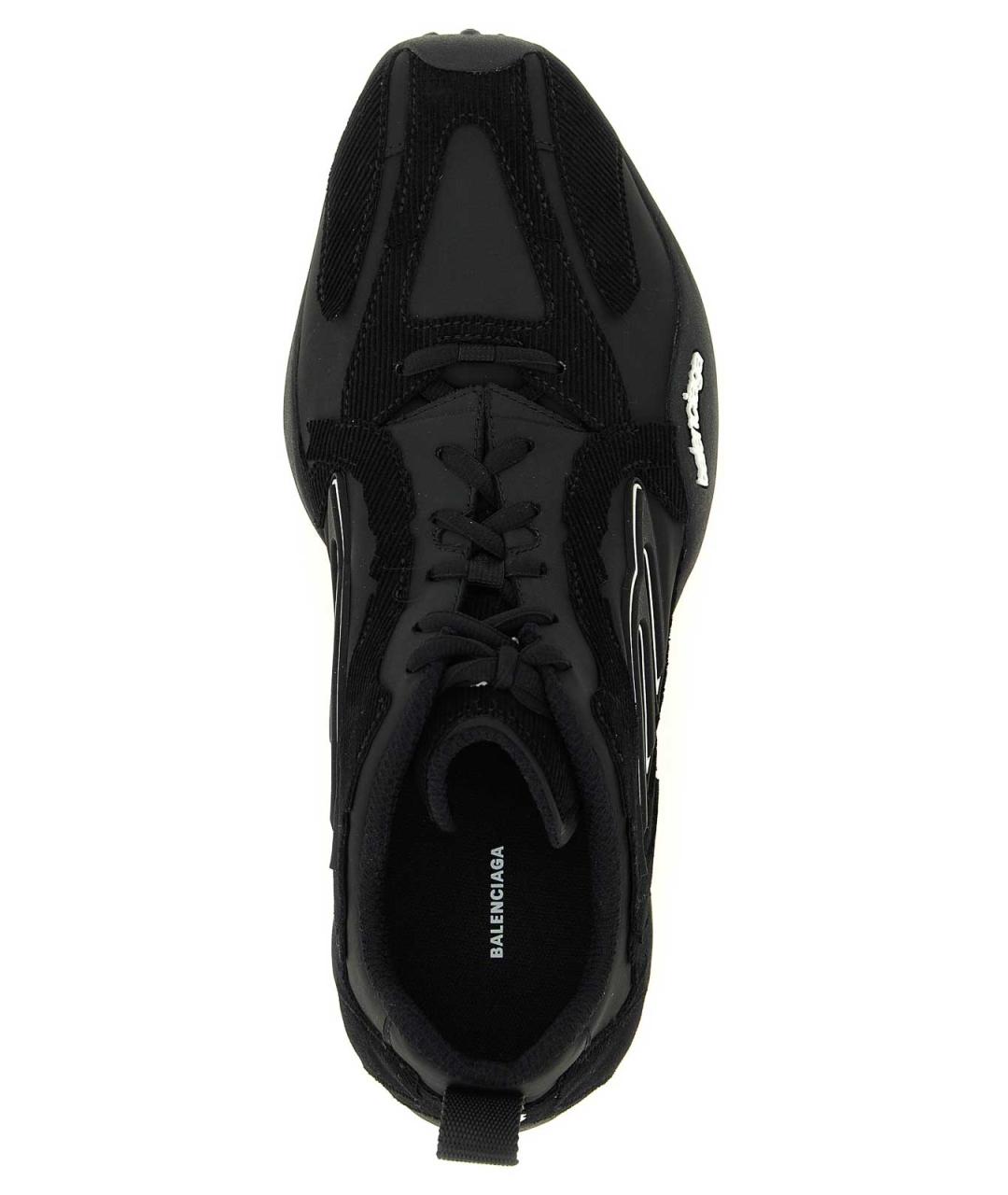 BALENCIAGA Черные низкие кроссовки / кеды, фото 4