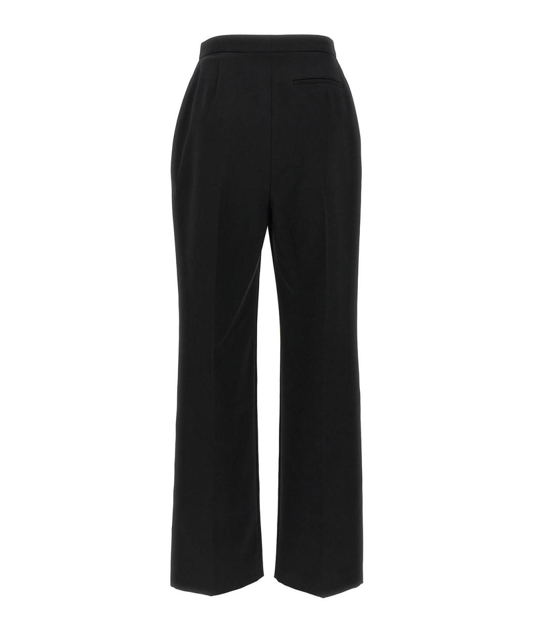 GIVENCHY Черные шерстяные прямые брюки, фото 2