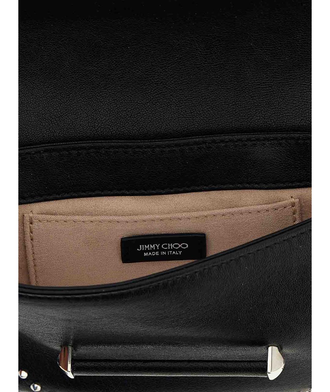 JIMMY CHOO Черный кожаный кошелек, фото 4