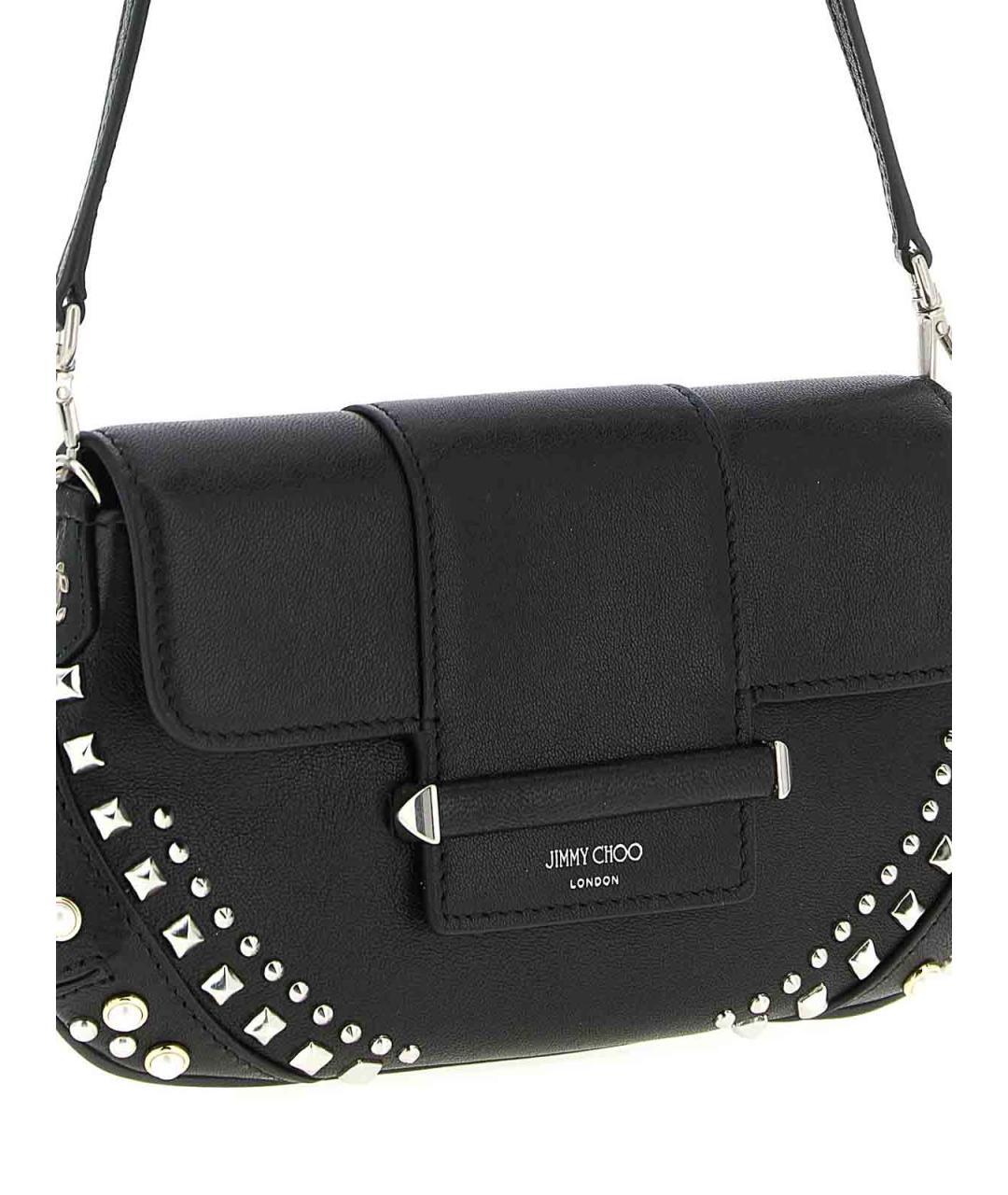 JIMMY CHOO Черный кожаный кошелек, фото 3