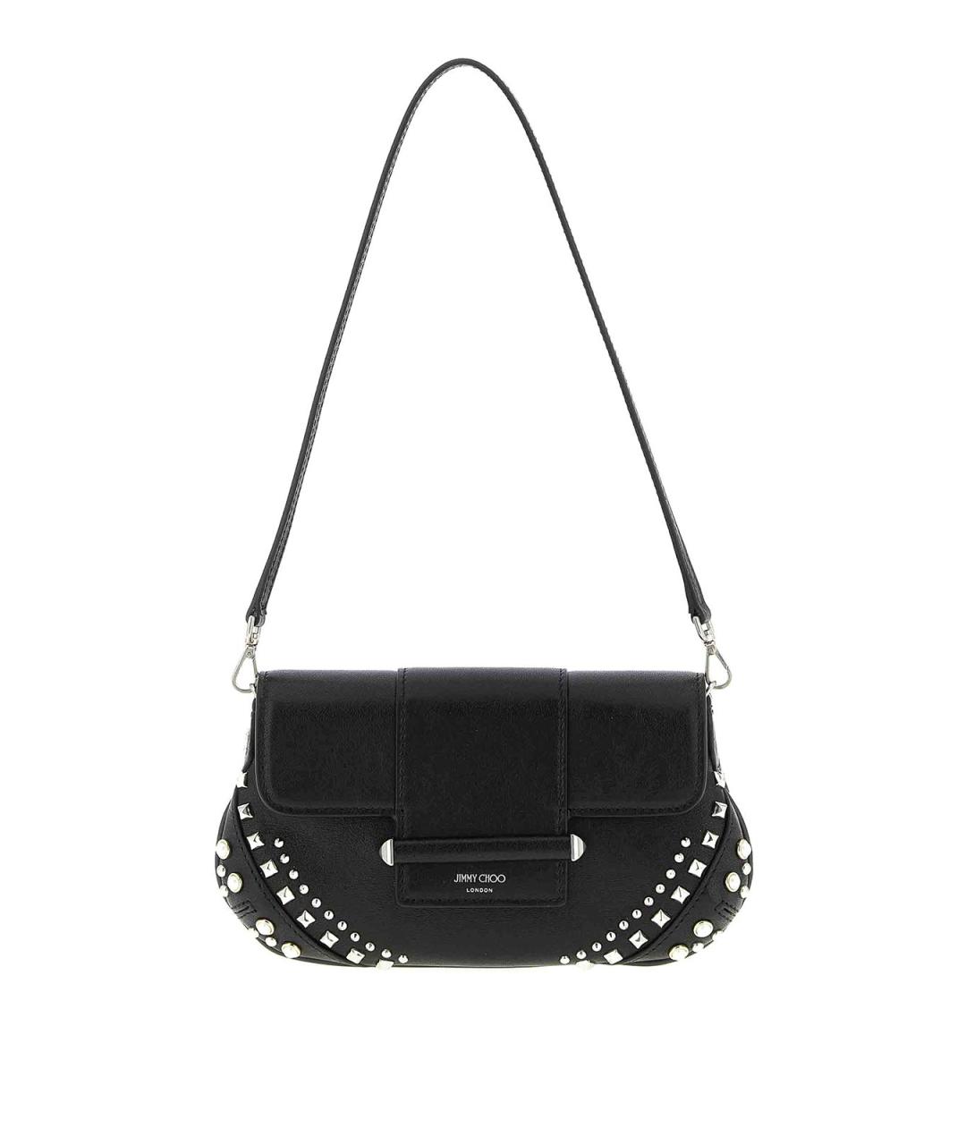 JIMMY CHOO Черный кожаный кошелек, фото 1