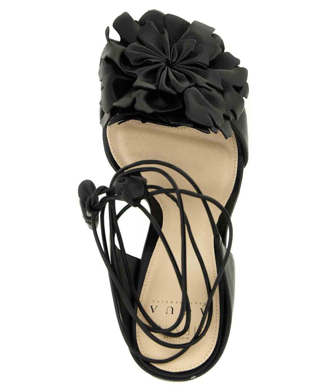 ALEXANDRE BIRMAN Черные кожаные босоножки, фото 4