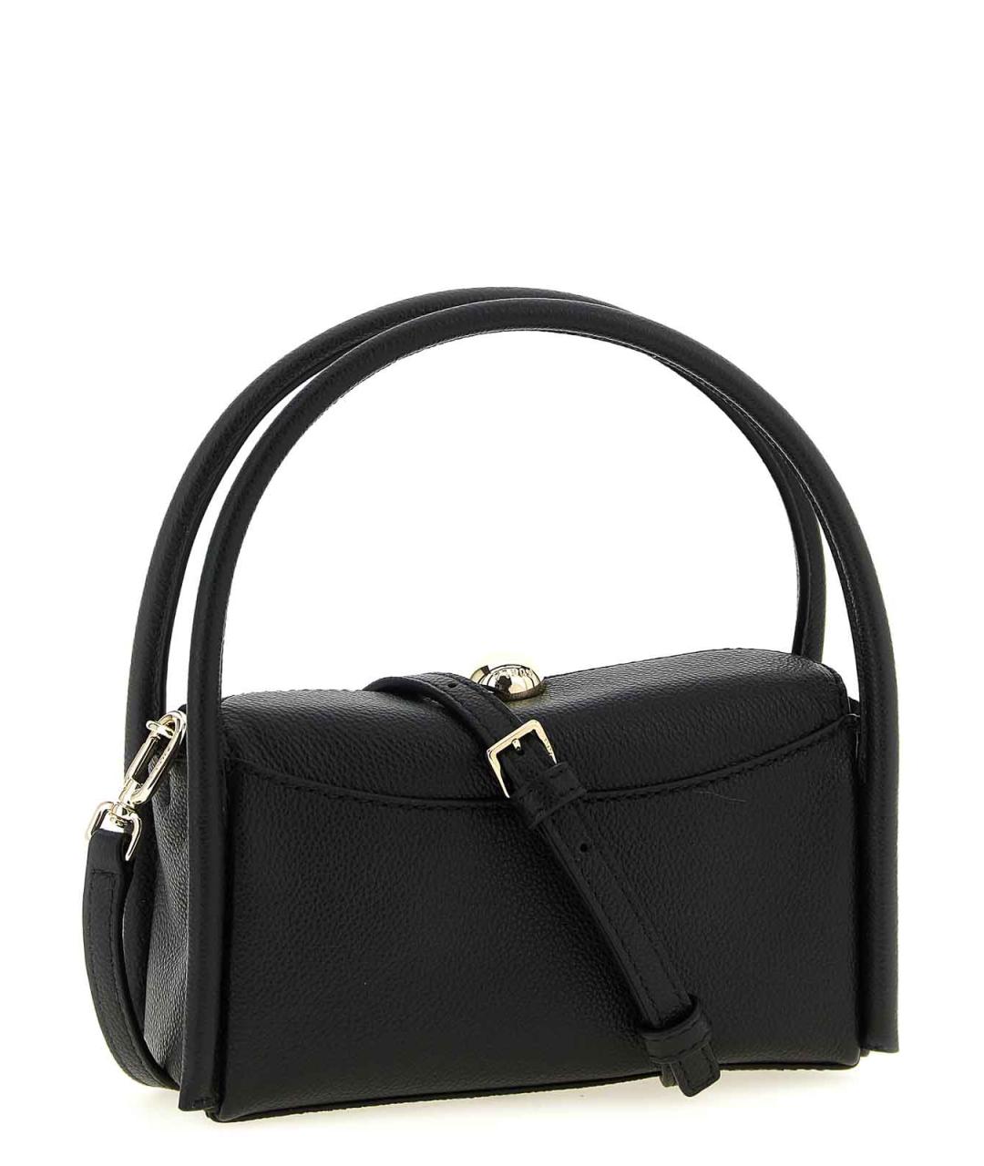 FURLA Черная кожаная сумка через плечо, фото 2
