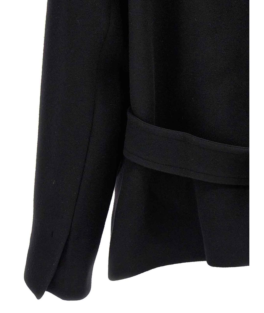 JACQUEMUS Черное шерстяное пальто, фото 4