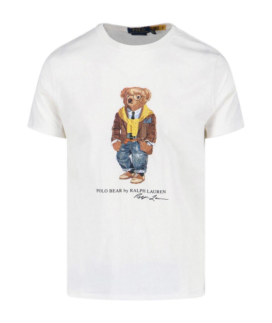 POLO RALPH LAUREN Белая хлопковая футболка, фото 1