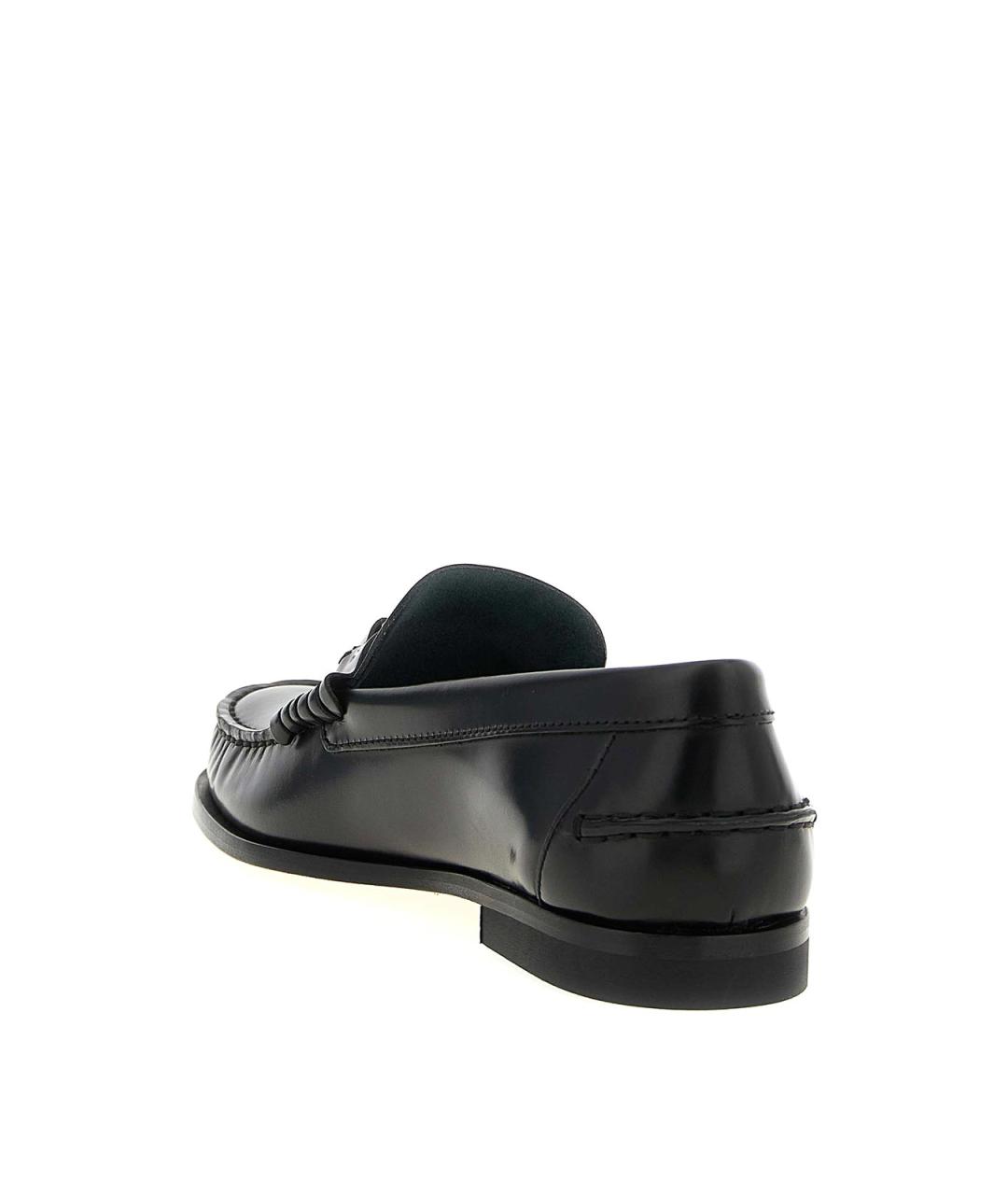 TOD'S Черные кожаные лоферы, фото 3