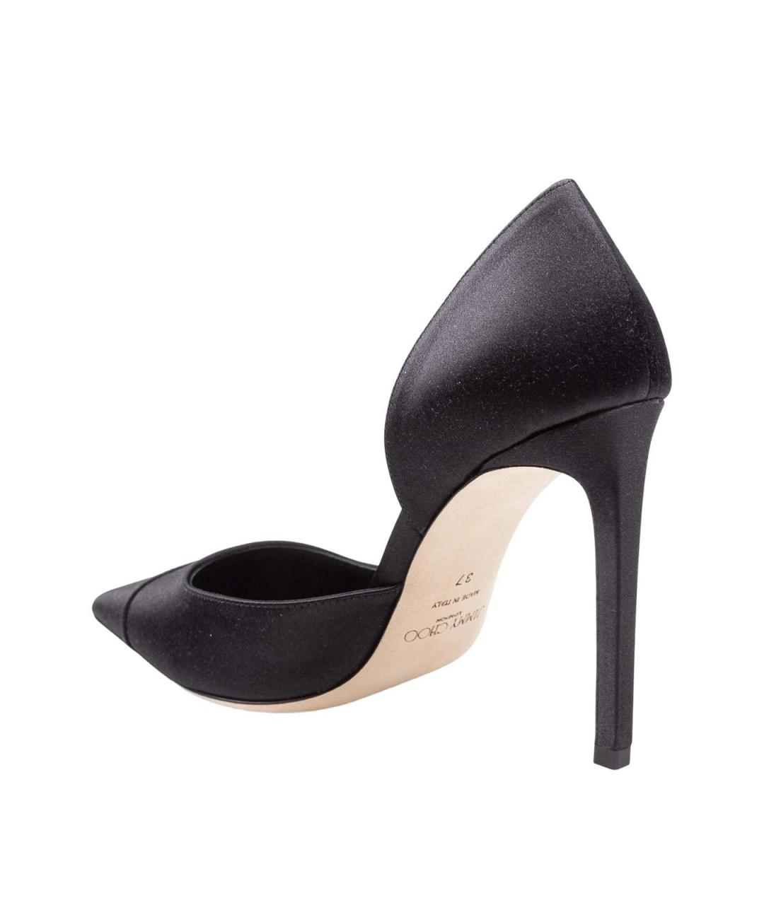 JIMMY CHOO Черные текстильные туфли, фото 4