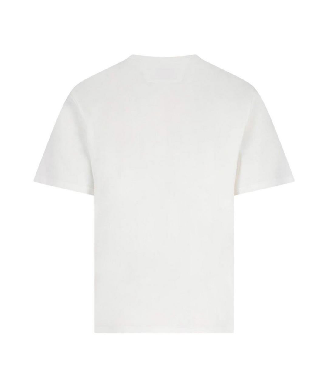 CP COMPANY Белая хлопковая футболка, фото 2