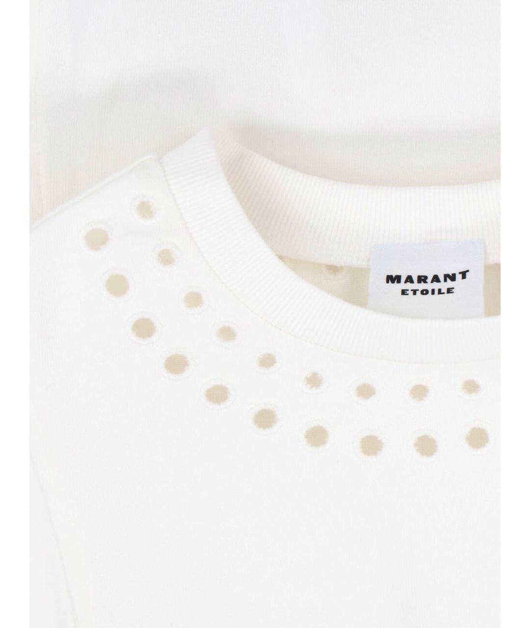 ISABEL MARANT Белая хлопковая майка, фото 3