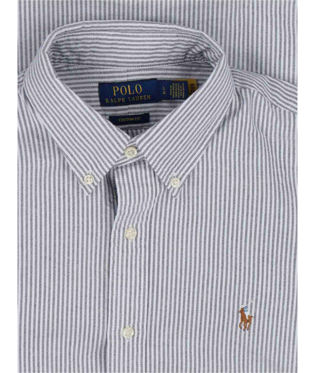 POLO RALPH LAUREN Белая хлопковая классическая рубашка, фото 3