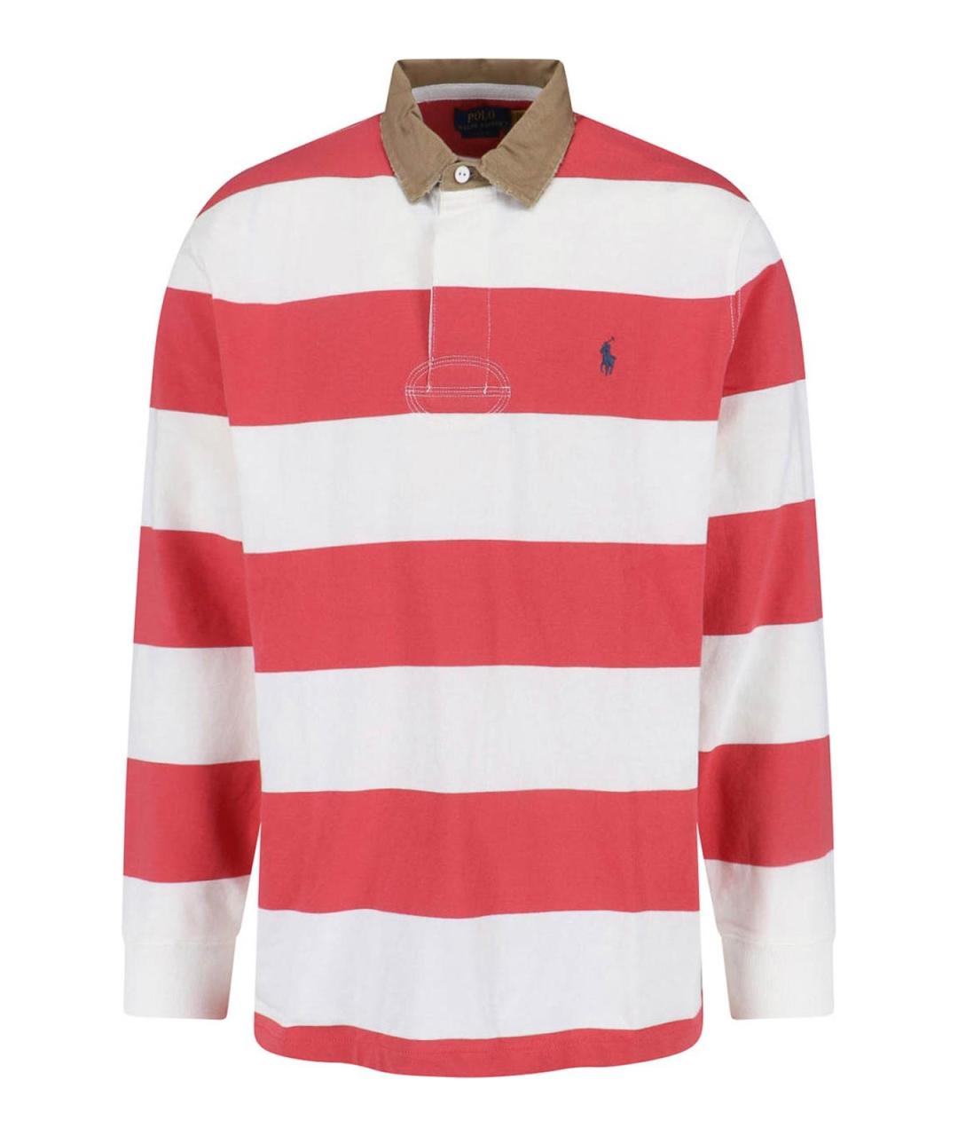 POLO RALPH LAUREN Красное хлопковое поло с коротким рукавом, фото 1