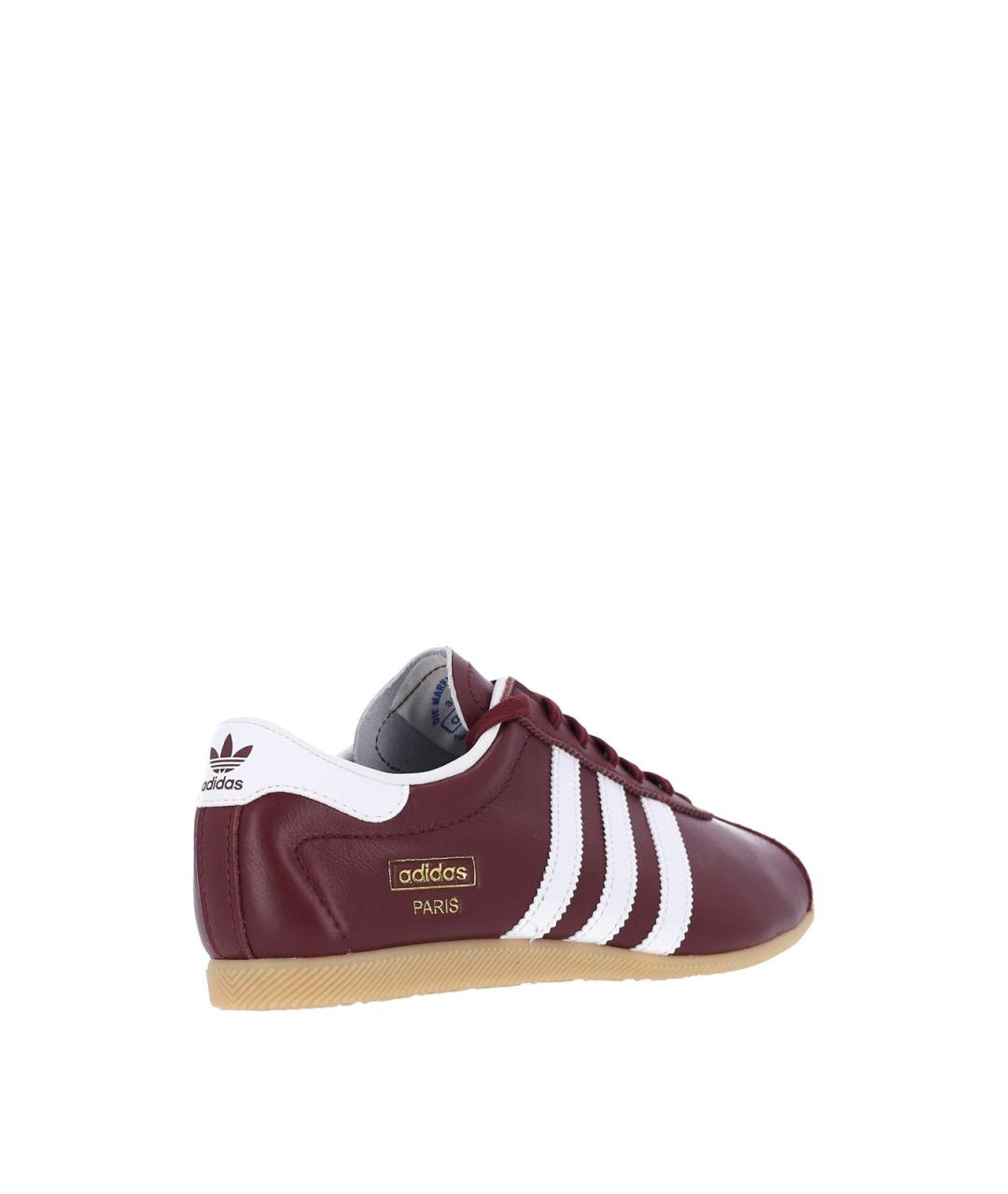 ADIDAS Красные кожаные низкие кроссовки / кеды, фото 4