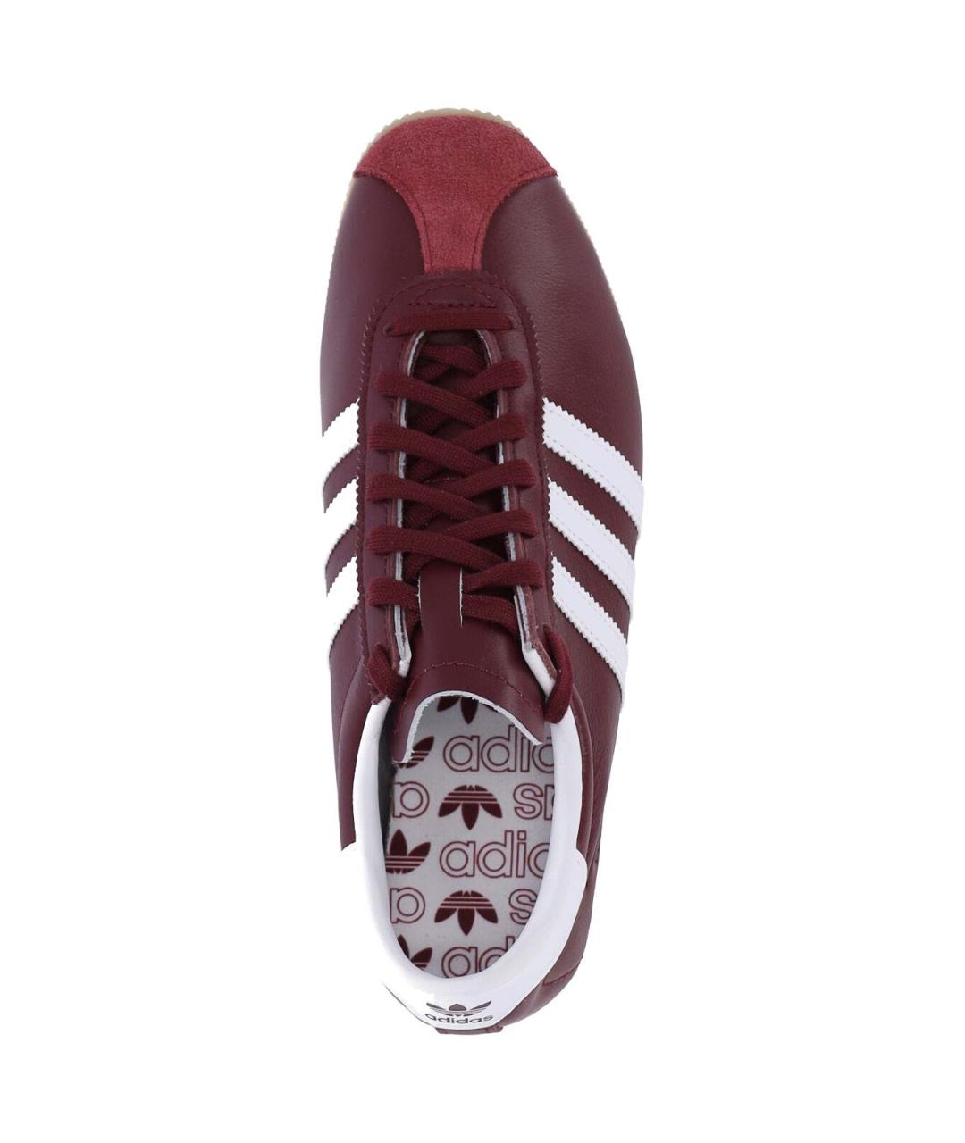 ADIDAS Красные кожаные низкие кроссовки / кеды, фото 5