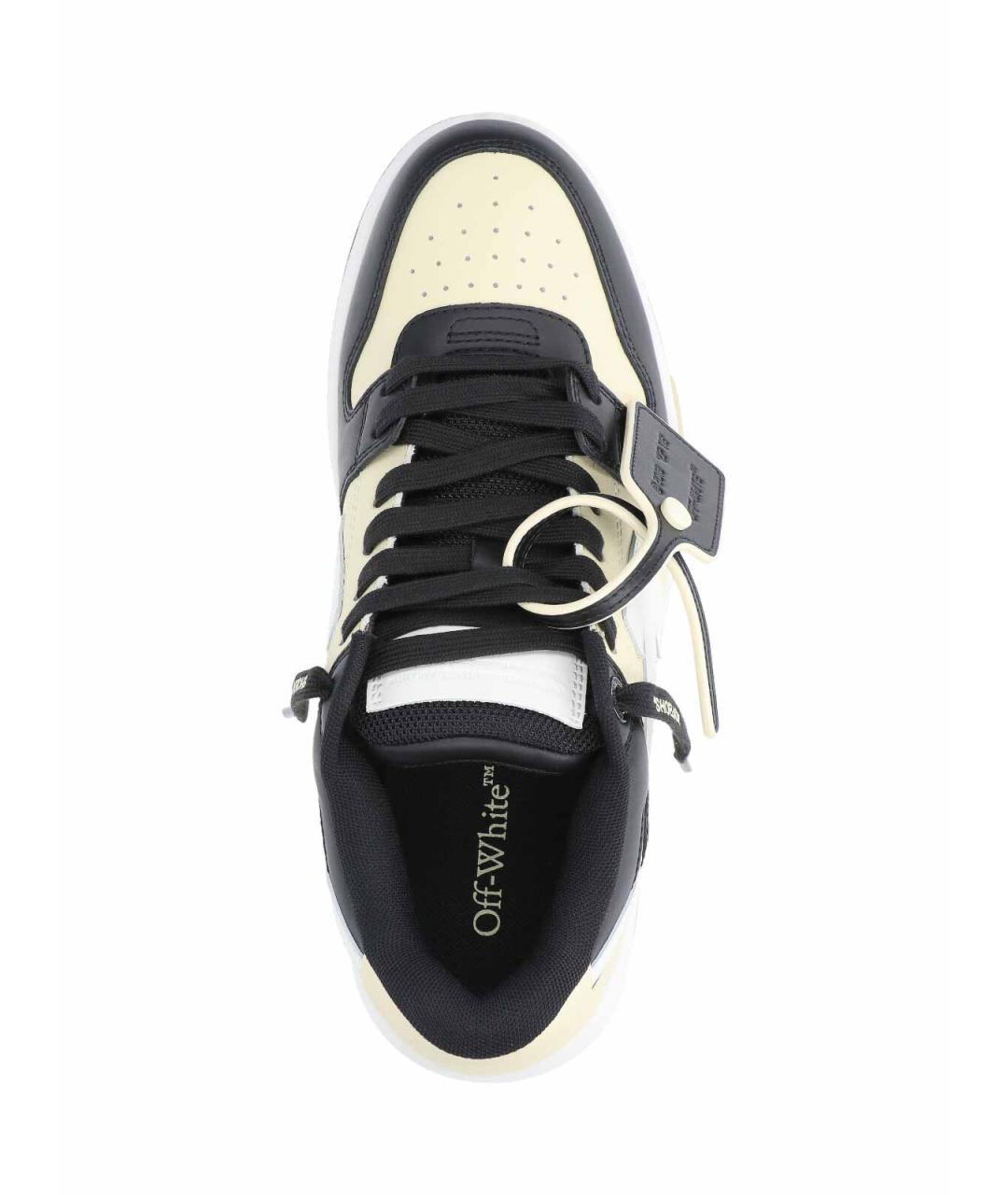 OFF-WHITE Мульти кожаные низкие кроссовки / кеды, фото 5