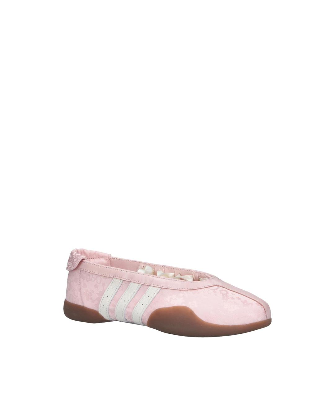 ADIDAS Розовые кожаные кроссовки, фото 2