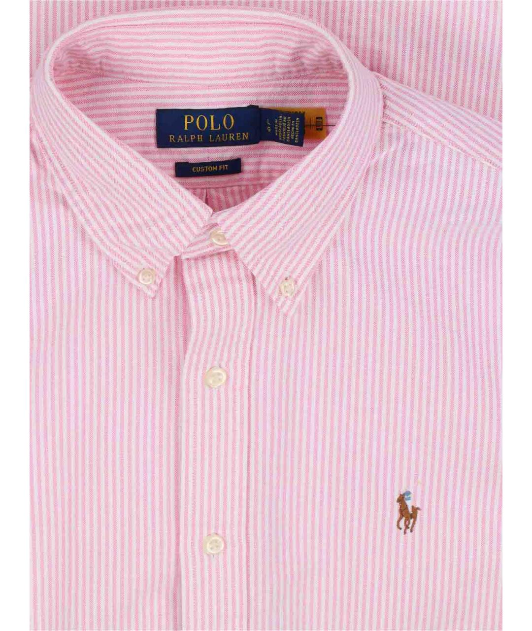 POLO RALPH LAUREN Бежевая хлопковая классическая рубашка, фото 3