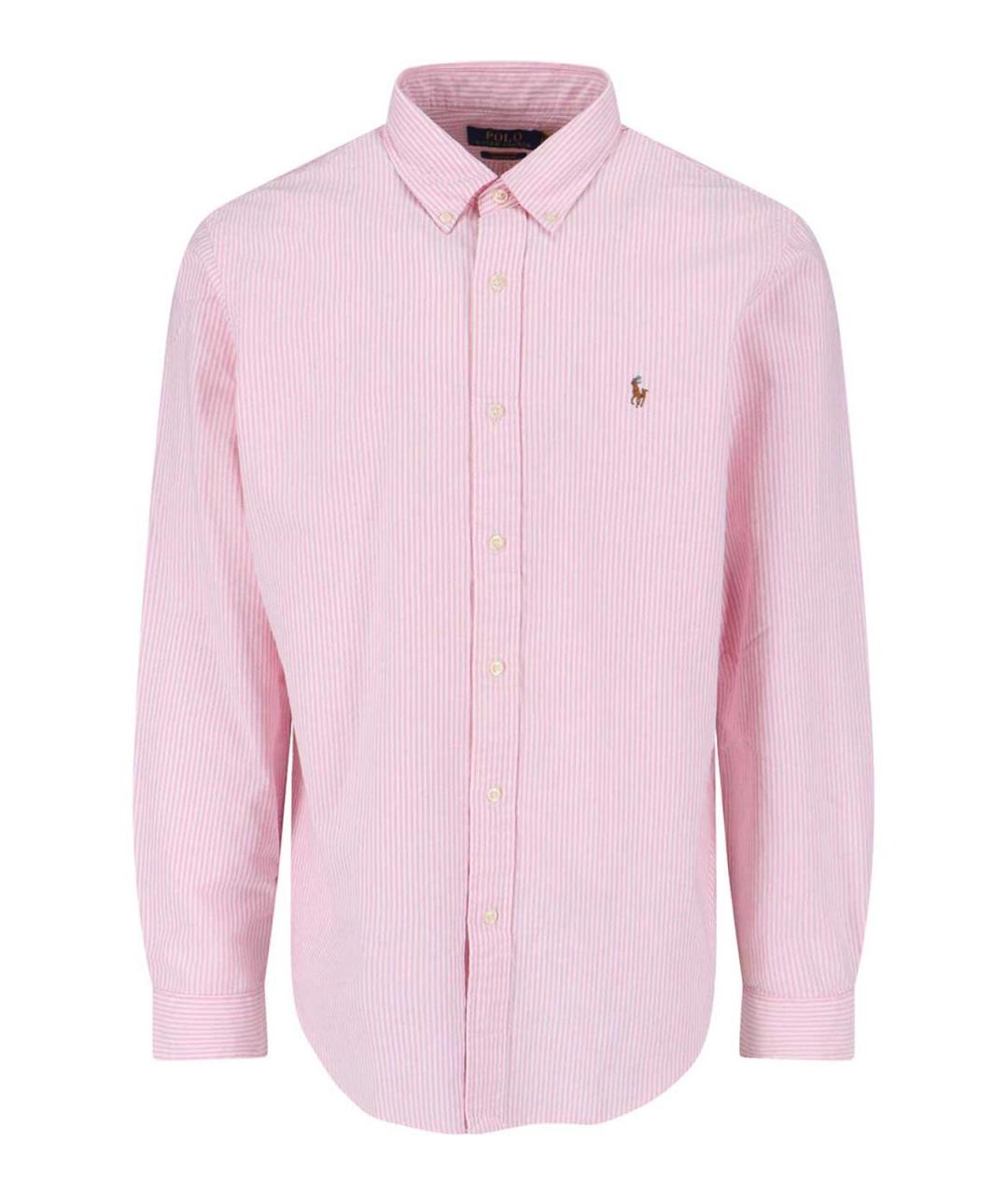 POLO RALPH LAUREN Бежевая хлопковая классическая рубашка, фото 1