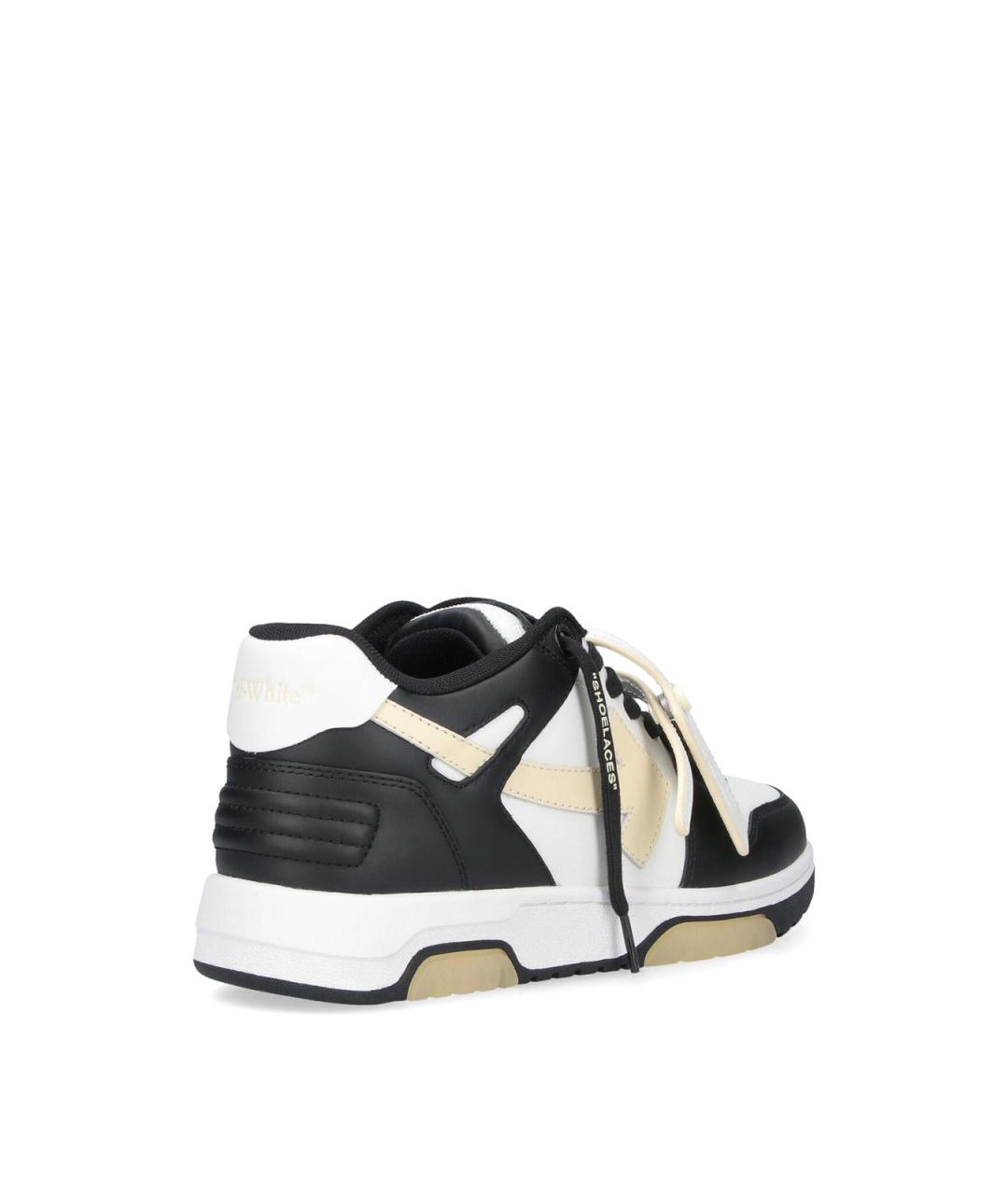 OFF-WHITE Мульти кожаные низкие кроссовки / кеды, фото 4
