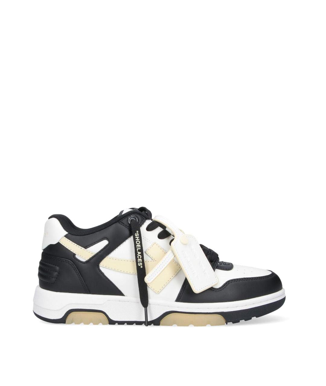 OFF-WHITE Мульти кожаные низкие кроссовки / кеды, фото 1