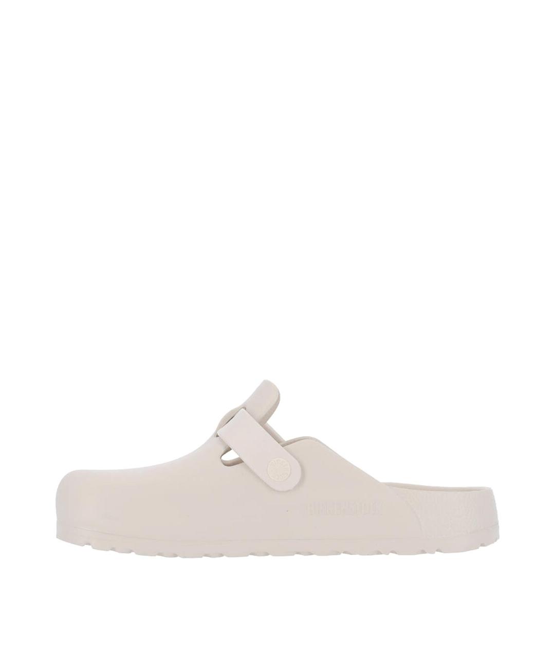BIRKENSTOCK Белые резиновые сабо, фото 3